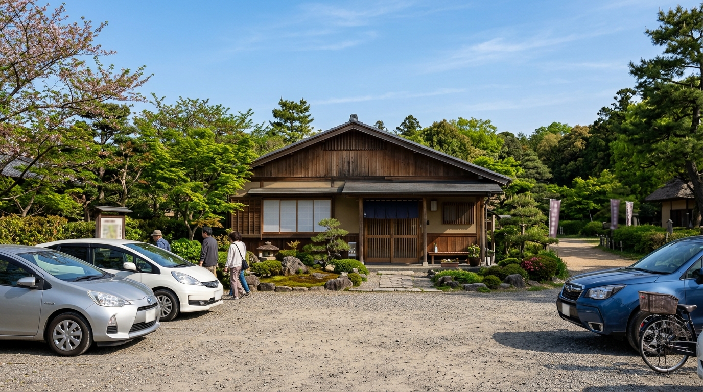 車で行くなら「案内所」でナビ設定を