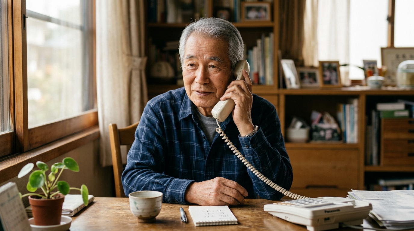 電話で聞き返すテレフォンサービスの使い方