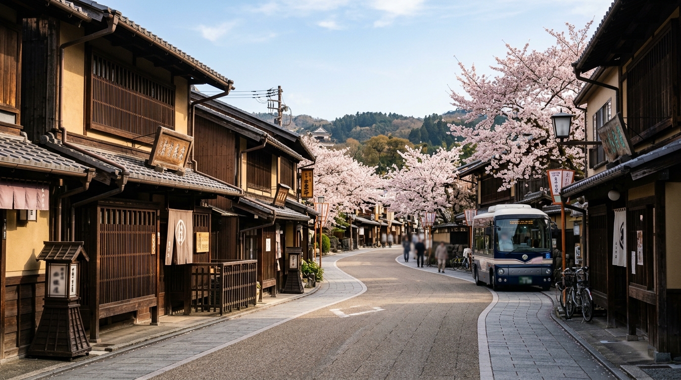 城下町をめぐる「さくらぐるっと号」