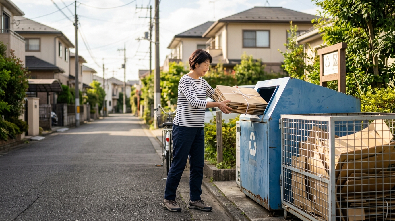 佐倉でのリサイクル回収倉庫の使い方・手順