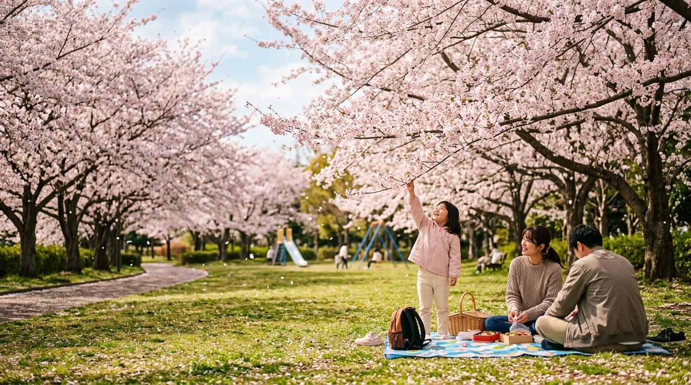 穴場・子連れにおすすめの桜スポット