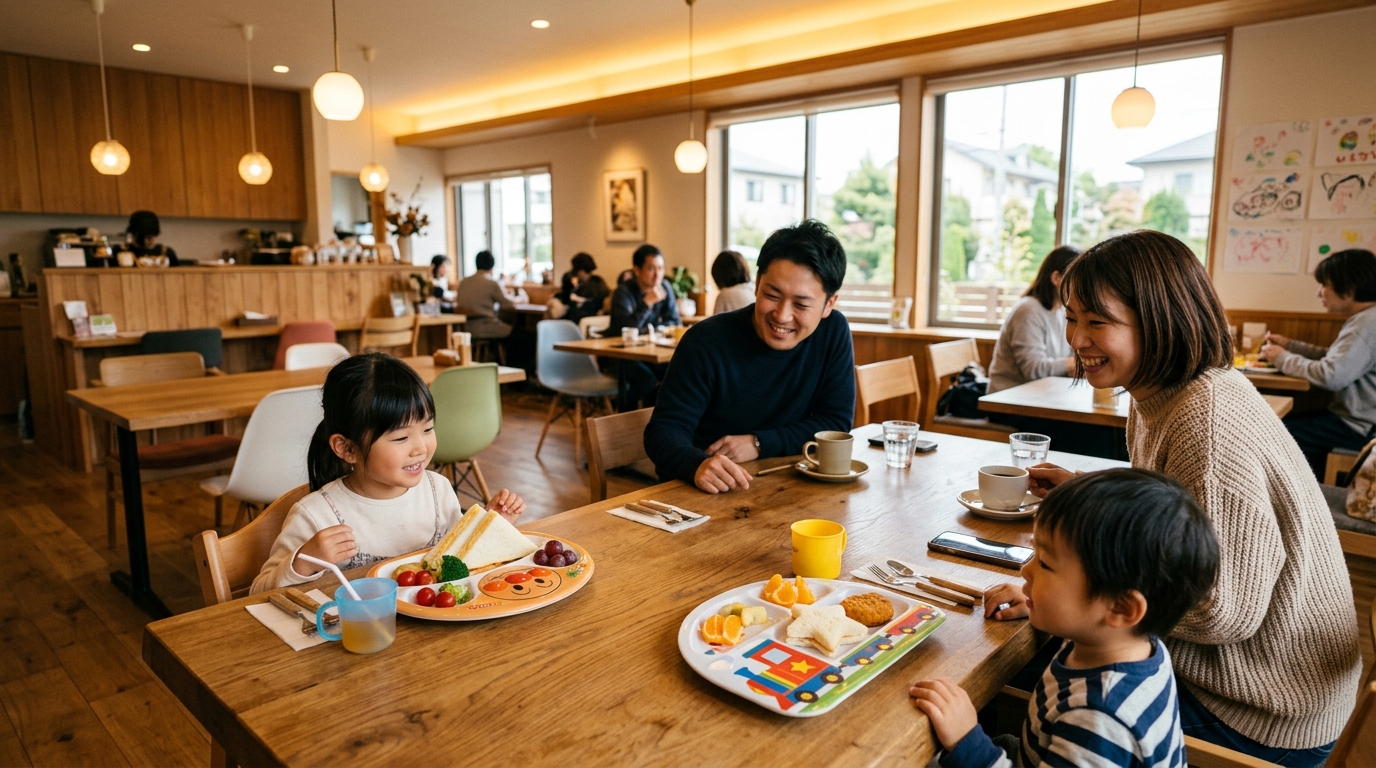 駐車場あり・子連れOKで使いやすいカフェ