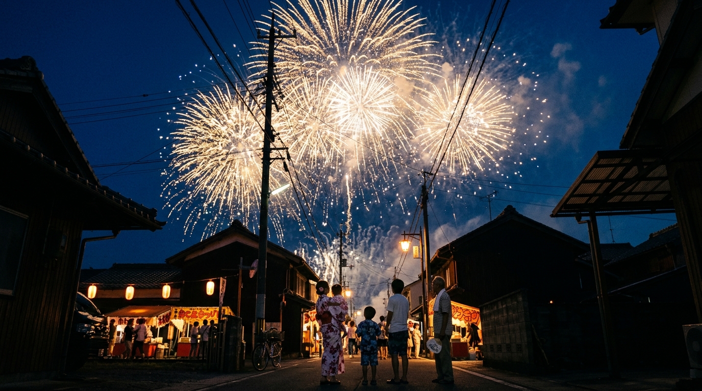 THE下志津夏祭り──花火を志津から見る