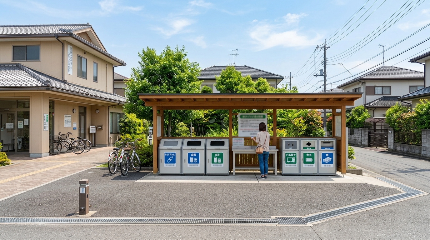佐倉のリサイクル回収拠点と小型家電回収