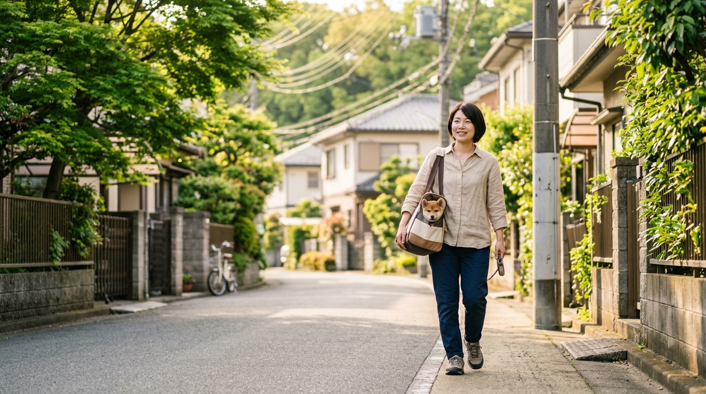 ペットと一緒に佐倉の避難所へ行くには