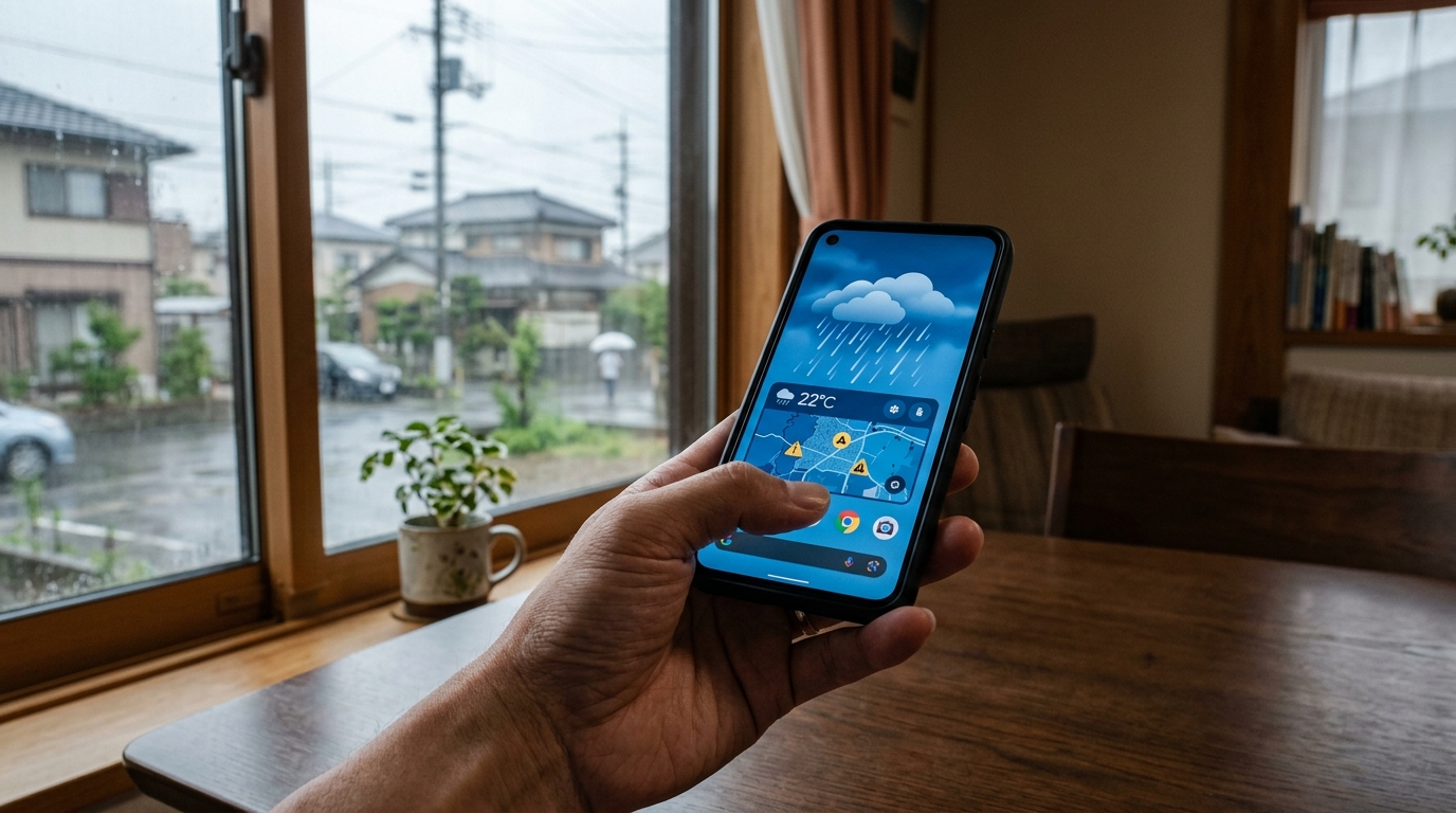 防災無線が聞こえないときの情報収集