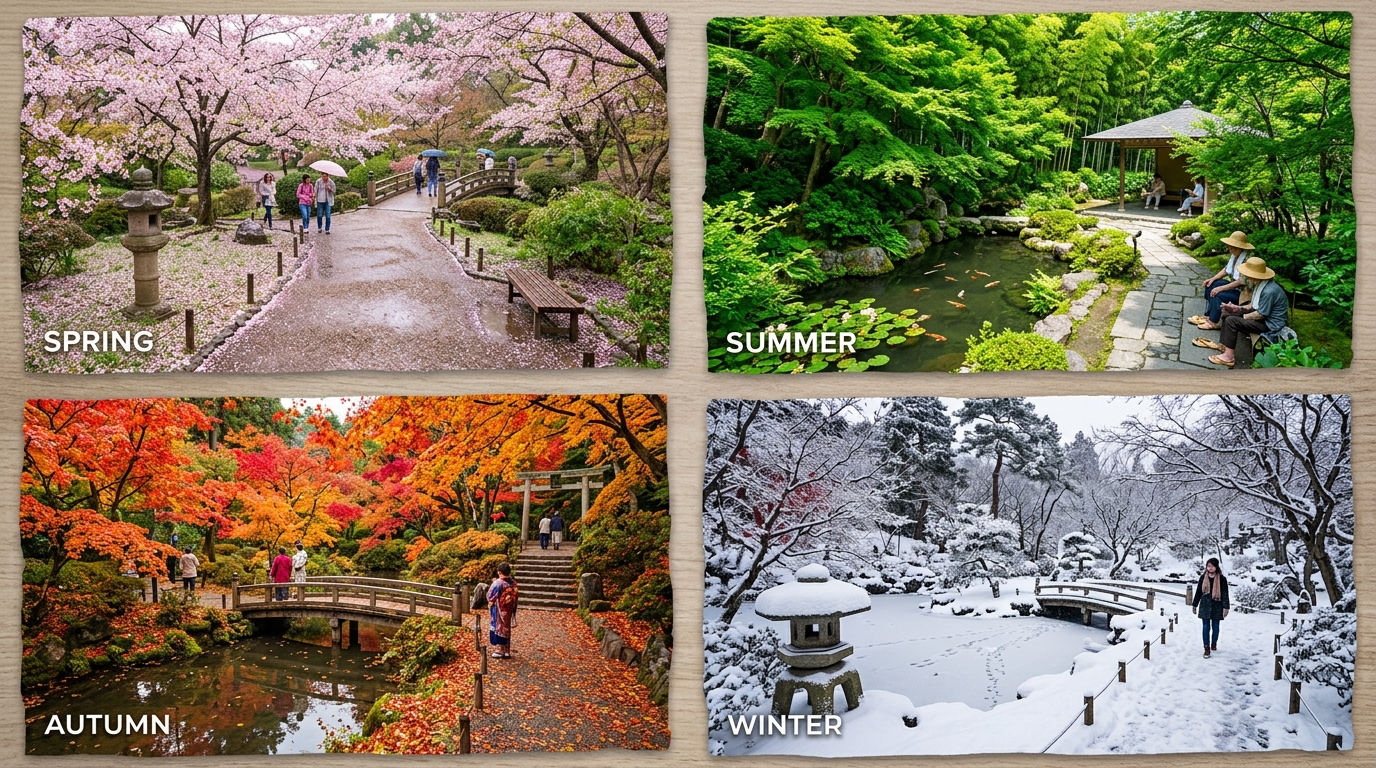 春の桜以外にも楽しめる通年カレンダー